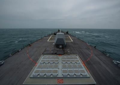 U.S. Navy destroyer sails through Taiwan Strait, escalating tensions