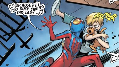 Spider-Boy attempts to write his own theme song in this preview of Spider-Boy #3