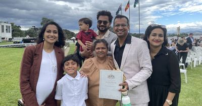 'Proud moment': Wanniassa's Joby joins the family in becoming an Aussie