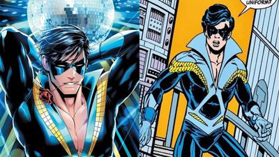 Official DC art revives flamboyant Nightwing costume