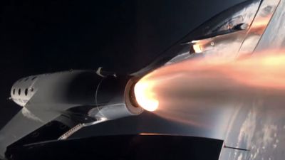 Virgin Galactic launches 1st Ukrainian woman to space  —  and 3 others  —  on Galactic 06 suborbital flight (video)