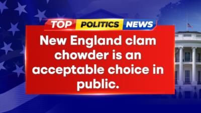 Soup-eating scandal at bar; man defends New England clam chowder choice