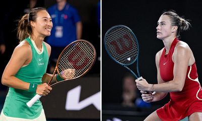 Zheng follows idol to Australian Open final but Sabalenka is toughest test