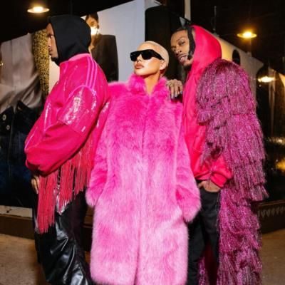 Amber Rose and Friends Shine in Pink Fashion Photoshoot