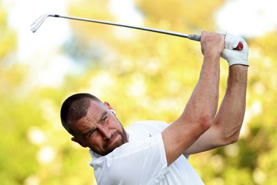 Watch: Travis Kelce rocks Justin Timberlake after Jimmy Fallon holes out from bunker at Wynn Golf Club