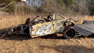 This Former Days Of Thunder Stunt Car Is Way Beyond Saving