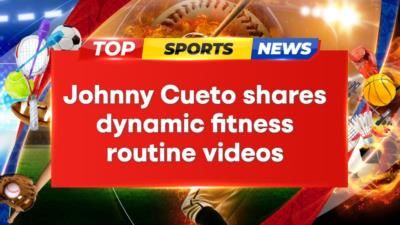 Johnny Cueto: Fitness Journey Unleashed in Captivating Black Ensemble