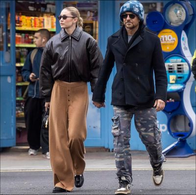 I'm Obsessed With Gigi Hadid Wearing Lounge Pants on Her Date with Bradley Cooper
