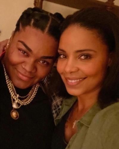 Joyful Moment: Sanaa Lathan and Da'Vine Joy Randolph's Stylish Selfie