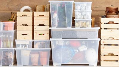 How to Hide Storage Boxes in a Room — This is Where Professional Organizers Conceal Containers
