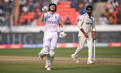 Ollie Pope gives England hope and lead with sublime century against India