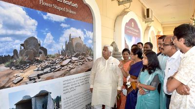 A photo expo on prehistoric ruins