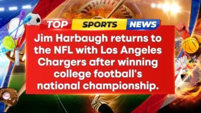 Jim Harbaugh returns to NFL, signs with Los Angeles Chargers