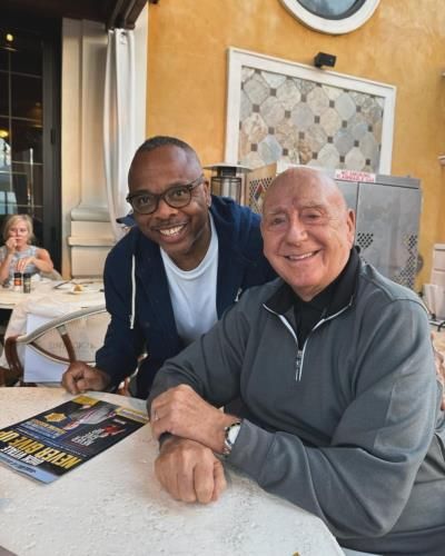 Dick Vitale's Friendly Moment with Prominent Attorney Alec Hall