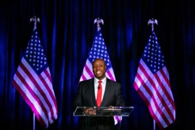 Senator Tim Scott defends President Trump's record on minority communities