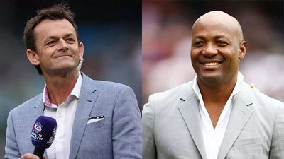Watch: Adam Gilchrist hugs 'emotional' Brian Lara after West Indies' historic win against Australia