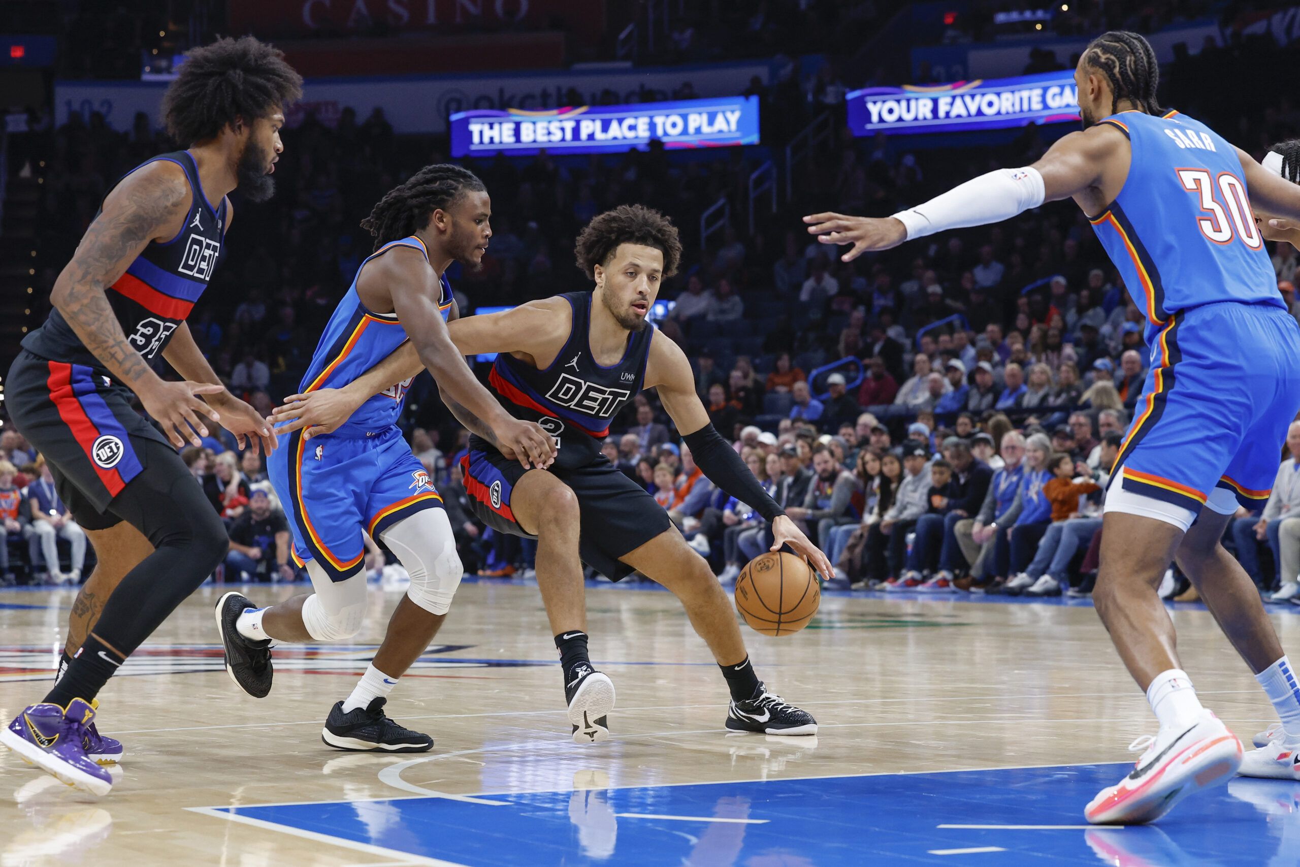 Full injury report for Sunday’s Thunder vs. Pistons…