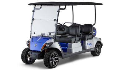 This Yamaha Golf Cart Is Powered By A Hydrogen Combustion Engine