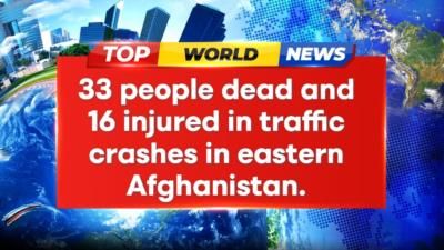 33 Killed, 16 Injured in Separate Traffic Crashes in Afghanistan