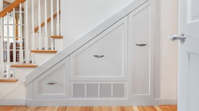 How to create under-stairs storage — whether you rent or own