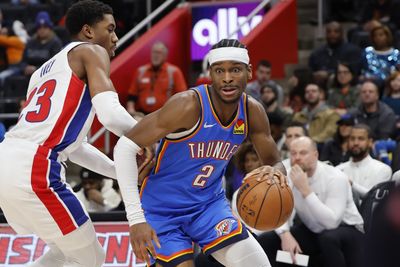Player grades: Thunder suffers upset in 120-104 loss to Pistons