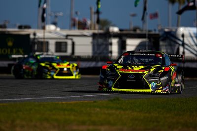Lexus suffers early crash, late fire in ill-fated Daytona 24 Hours