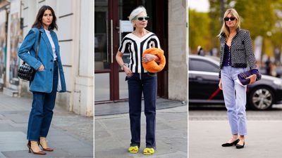 32 inspirational street style shots of straight leg jeans