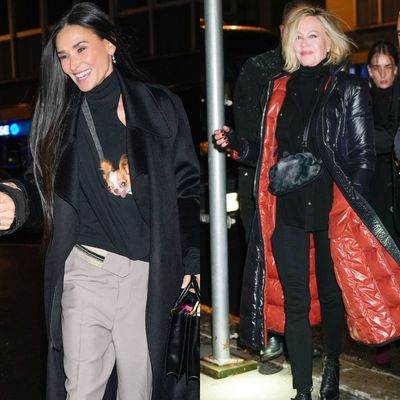 Demi Moore and Melanie Griffith Show Us How to Arrive to an SNL Afterparty