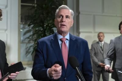 Kevin McCarthy criticizes Democrats and discusses Republican priorities in interview