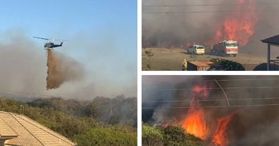 Smoke haze settles over Newcastle as bushfire burns