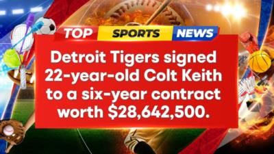 Detroit Tigers sign prospect Colt Keith to .6 million contract