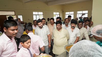 Social Welfare Minister inspects Morarji School near Mysuru