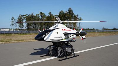 Take A Look At Kawasaki's Ninja H2R-Powered Unmanned Drone Prototype