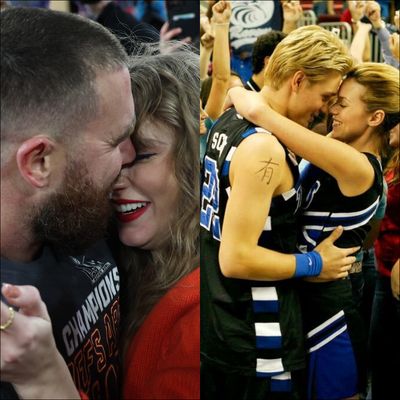 Taylor Swift and Travis Kelce Basically Recreated a Scene from 'One Tree Hill' Last Night After the Chiefs' Big Win