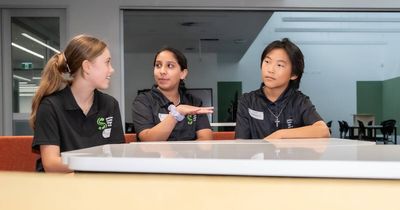 Students get old school experience at Canberra's newest high school