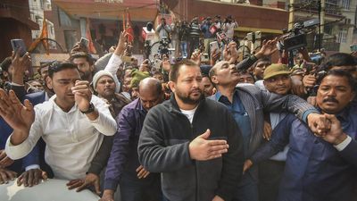 Tejashwi Yadav questioned at ED office in connection with probe into 'land-for-jobs' scam