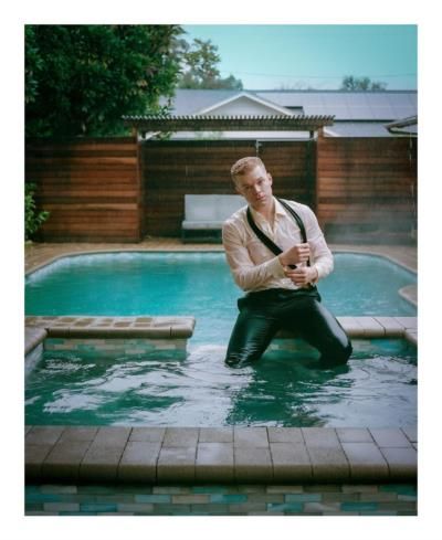 Cameron Monaghan: Poolside Perfection with Style and Charm