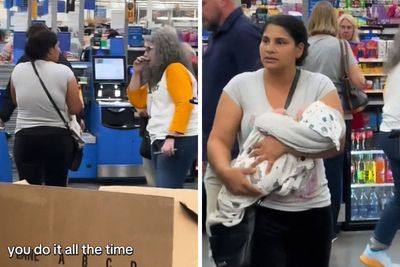 Walmart Shopper Caught In Self-Checkout Scam As Furious Employee Calls Security