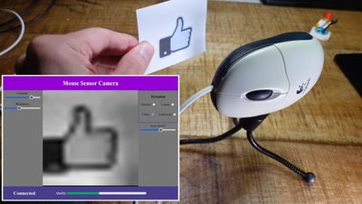 Say cheese! This optical mouse is now a camera