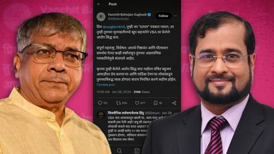 Maharashtra journalist slams Prakash Ambedkar, his party warns ‘will be difficult to control anger’