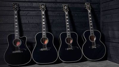NAMM 2024: Gibson unveils the Ebony Series, giving four of its most popular acoustic guitars a Custom makeover
