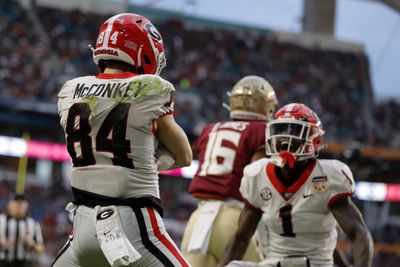 UGA WR Ladd McConkey impresses early at Senior Bowl