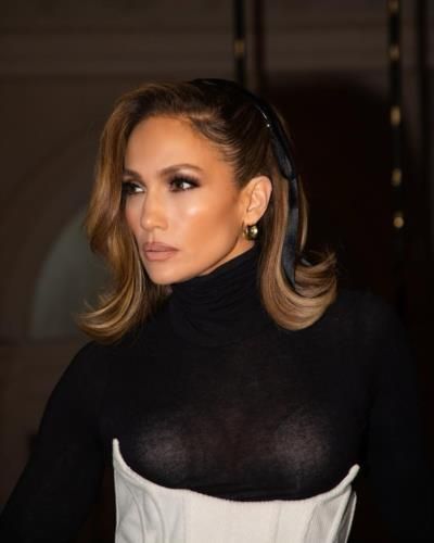 JLo's Iconic Black and White Ensemble Commands Attention