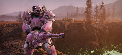 Fallout 76 Atomic Shop Update: Color Your World Pink with the Tickled Pink Bundle