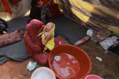 From the hospital to a tent in hours — what it's like giving birth in Gaza now