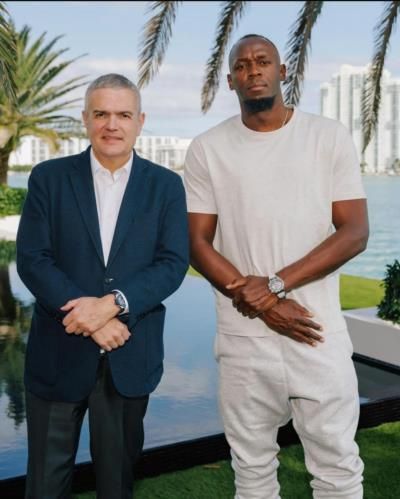 The fusion of printing and luxury with Usain Bolt and Ricardo Guadalupe