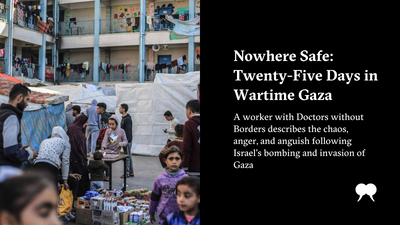 Nowhere Safe: Twenty-Five Days in Wartime Gaza