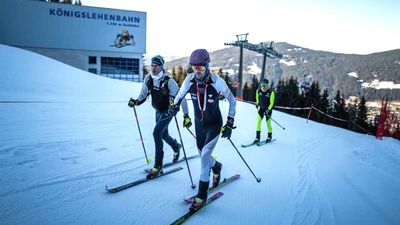 Gruelling video shows Austrian skier breaking vertical ski climb record