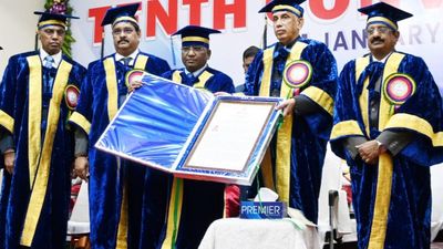 JNTU-K confers honorary doctorate on V. Rajanna, TCS President (Technology)
