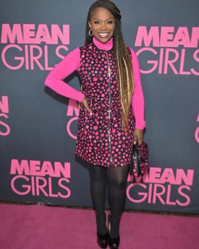 Kandi Burruss Stuns in Pink Outfit at Mean Girls Premiere